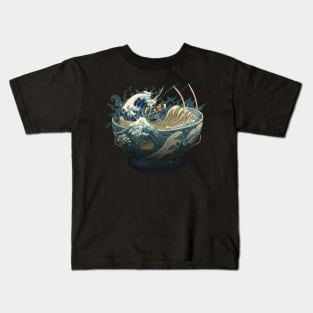 The Great Ramen Wave off Kanagawa Kids T-Shirt